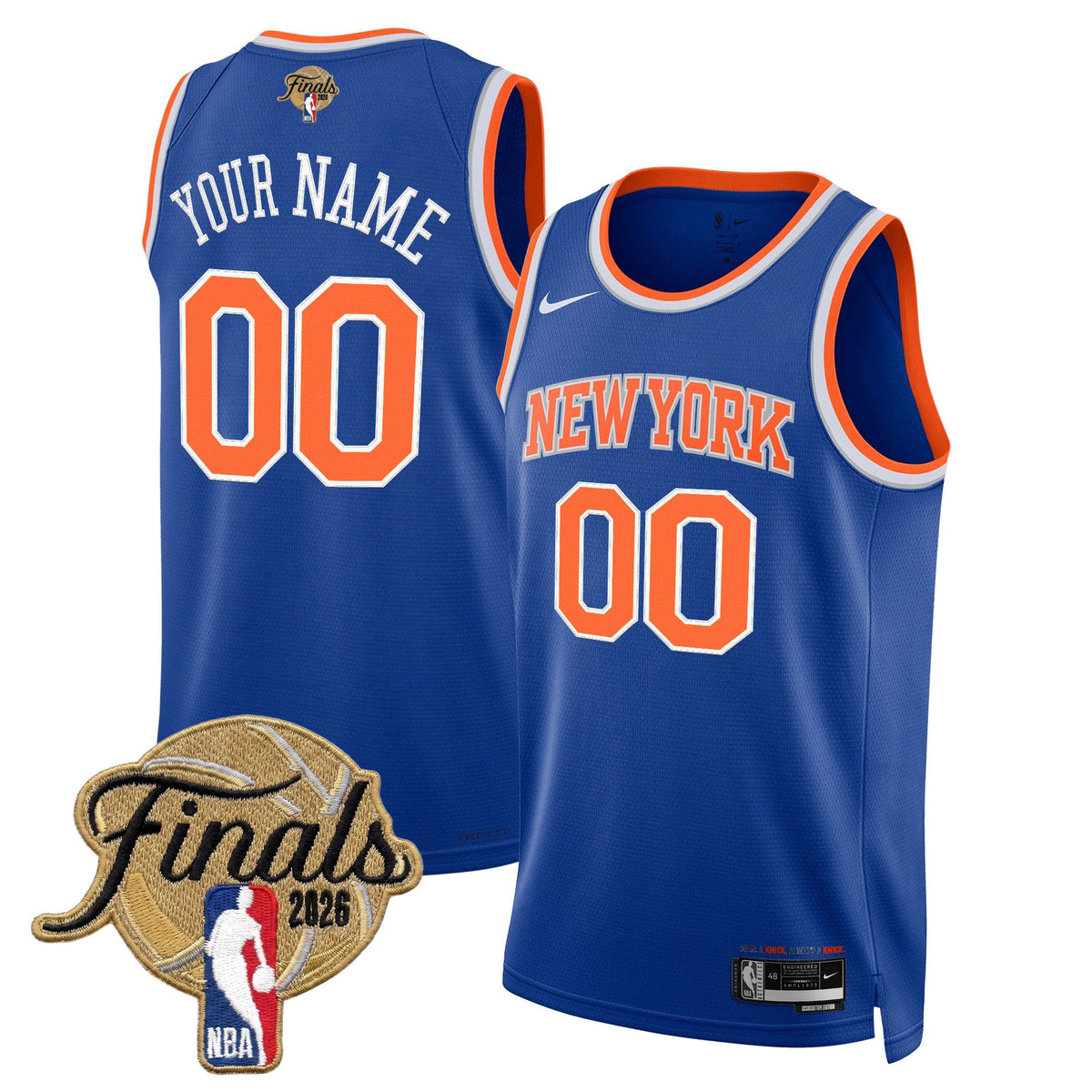New York Knicks 2026 Finals Custom Swingman Jersey - All Stitched