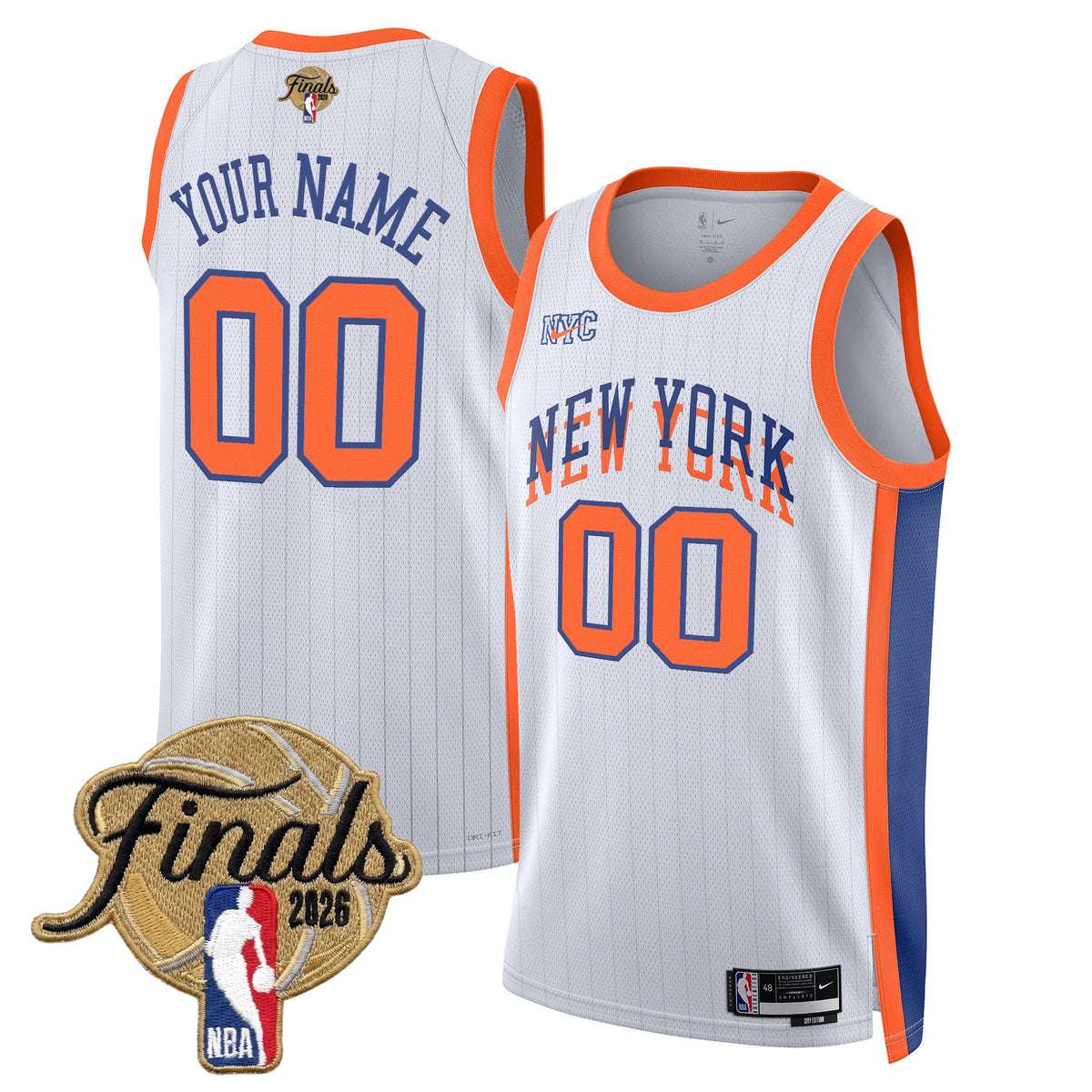 New York Knicks 2026 Finals Custom Swingman Jersey - All Stitched