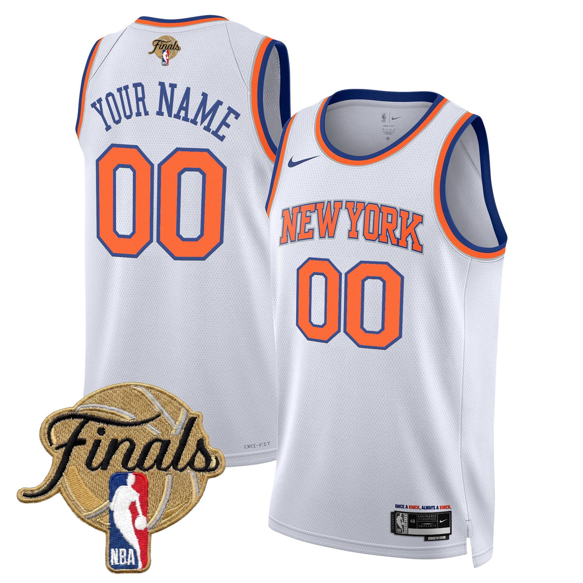New York Knicks 2026 Finals Custom Swingman Jersey V2 - All Stitched