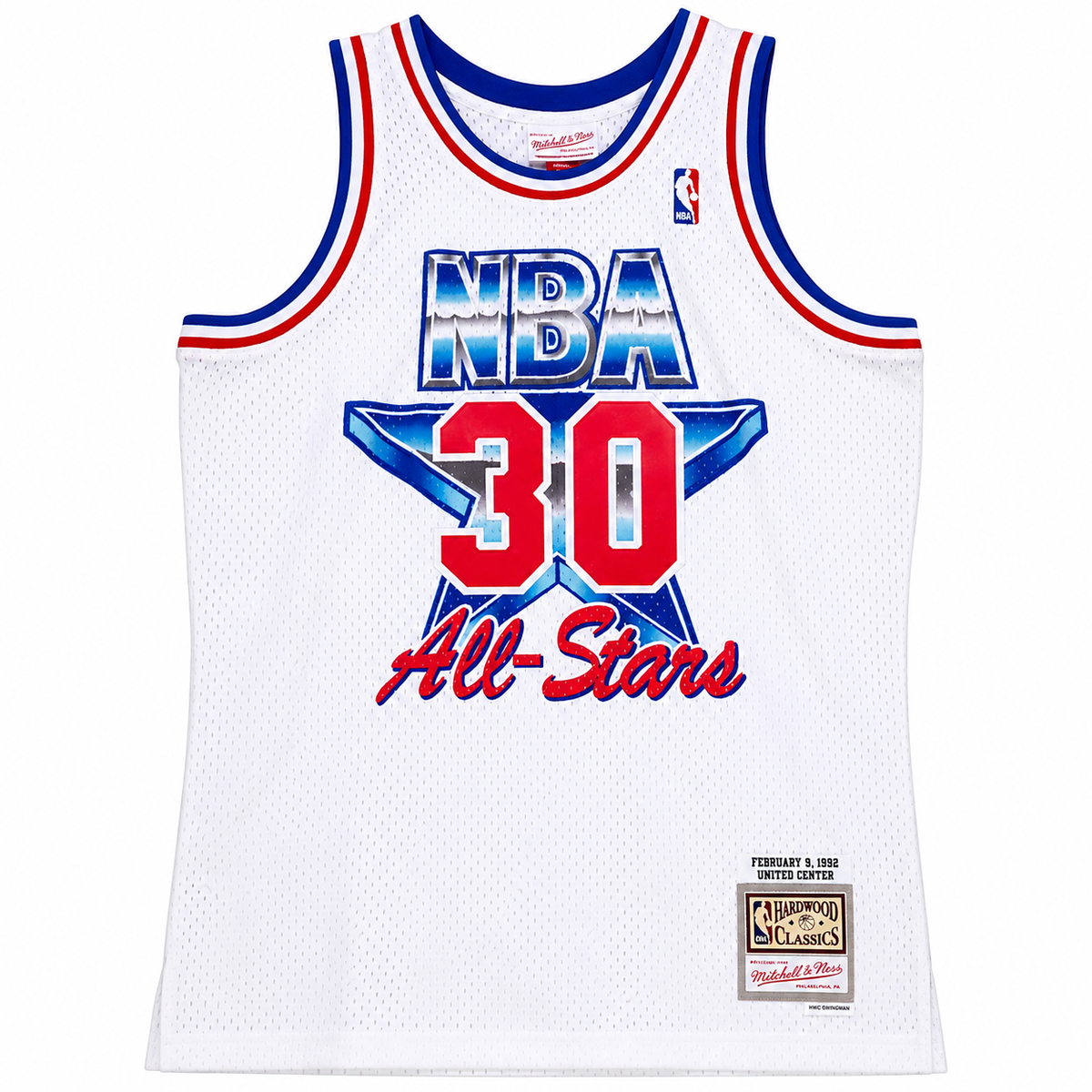 Men's Scottie Pippen Eastern Conference All-Star Chicago Bulls Mitchell & Ness Hardwood Classics White 1992 Swingman Jersey