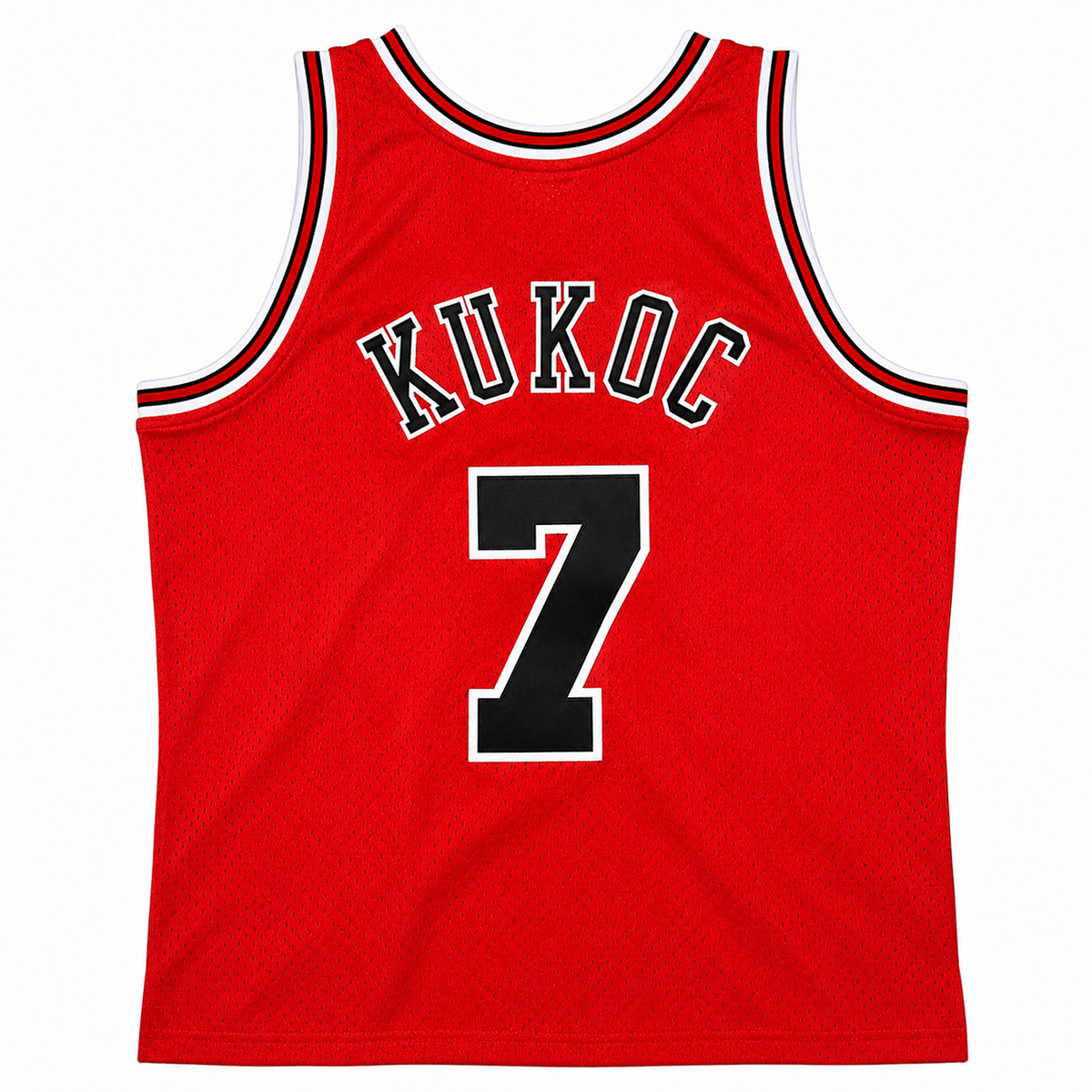 Mens Chicago Bulls Toni Kukoc Mitchell & Ness Red 1997-98 Hardwood Classics Swingman Jersey