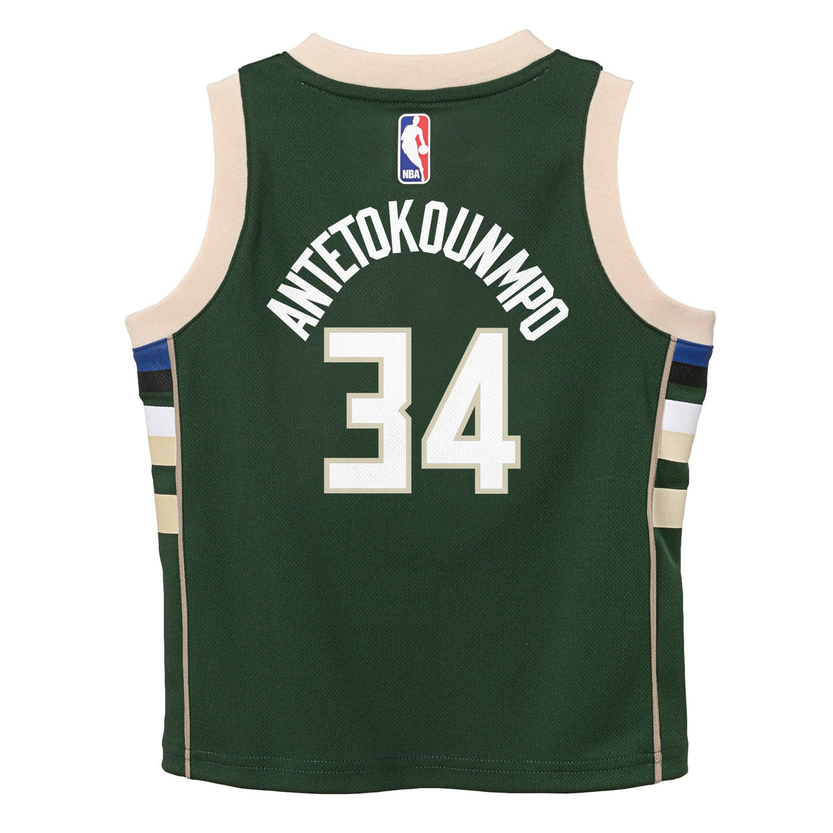 Kids Milwaukee Bucks Giannis Antetokounmpo Nike Icon Edition Green Child Swingman Jersey