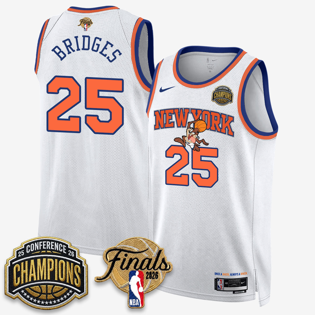 NYK 2026 NBA Eastern Conference Champions x Bunny Vapor Jersey V2- Stitched