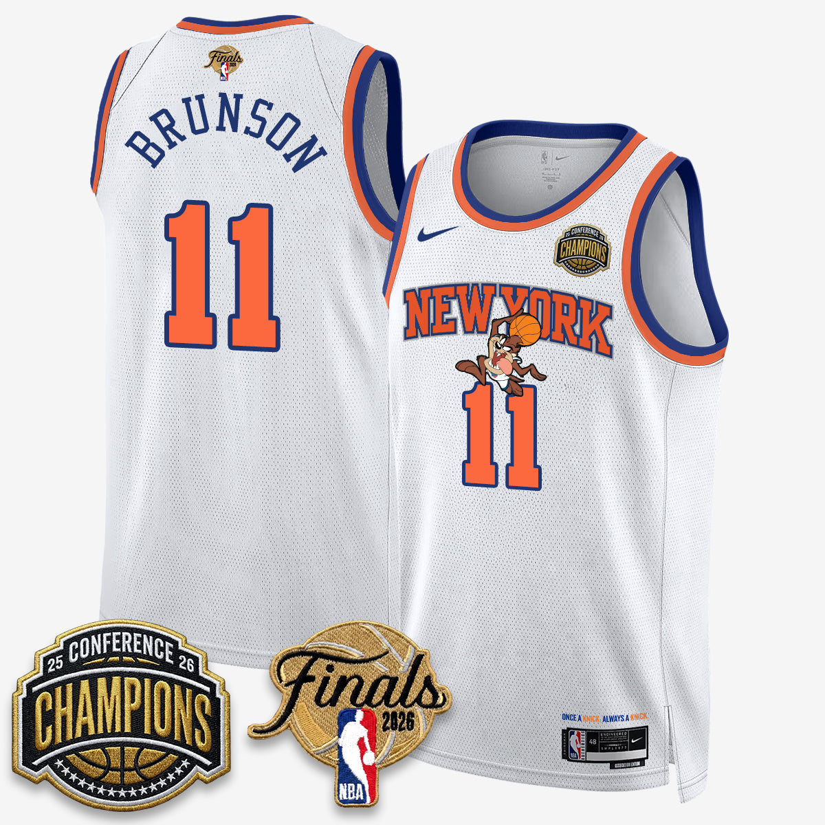 NYK 2026 NBA Eastern Conference Champions x Bunny Vapor Jersey V2- Stitched
