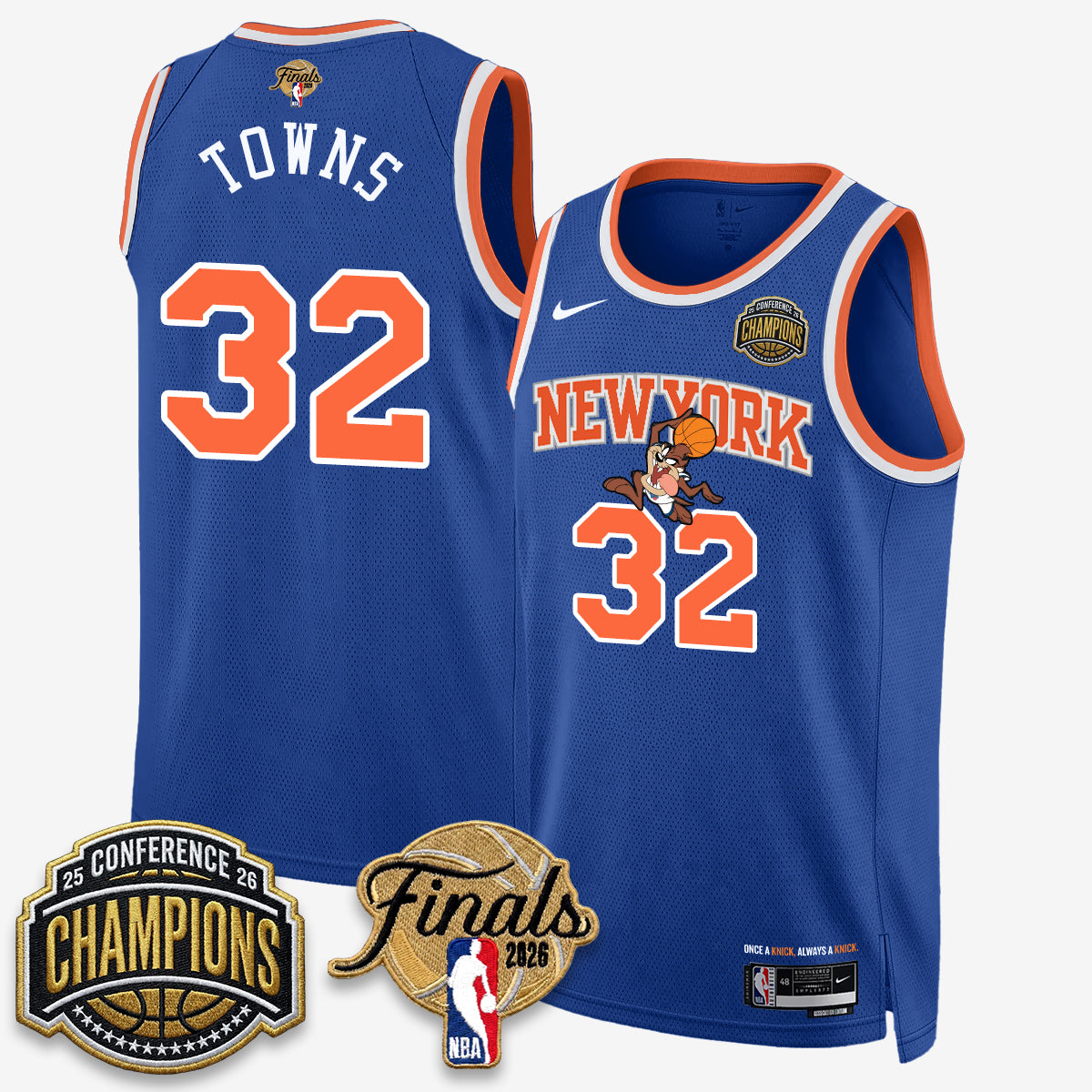 NYK 2026 NBA Eastern Conference Champions x Bunny Vapor Jersey V2- Stitched