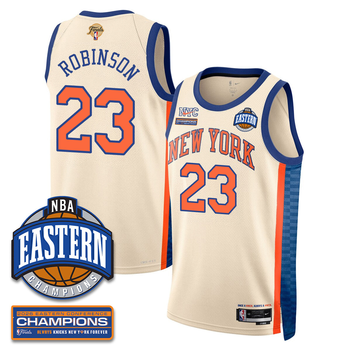 NYK 2026 NBA Eastern Conference Champions City Jersey - Stitched