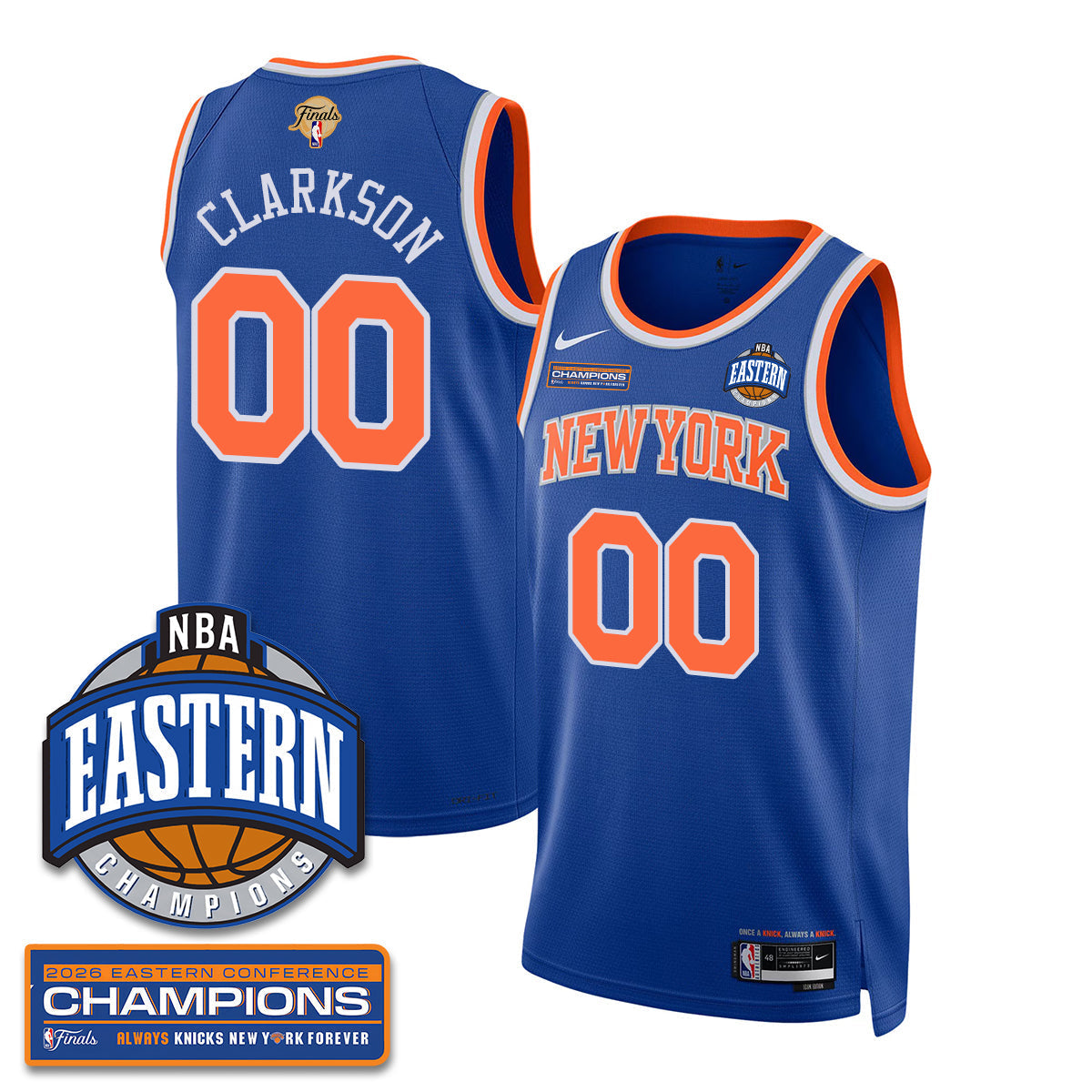 NYK 2026 NBA Eastern Conference Champions City Jersey - Stitched