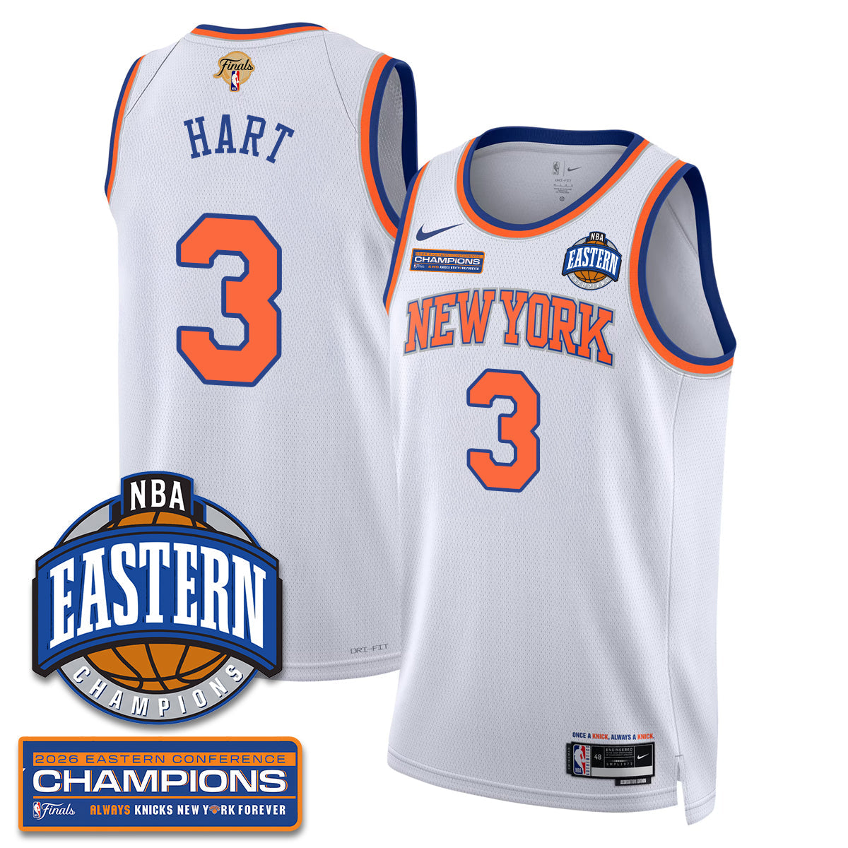 NYK 2026 NBA Eastern Conference Champions City Jersey - Stitched