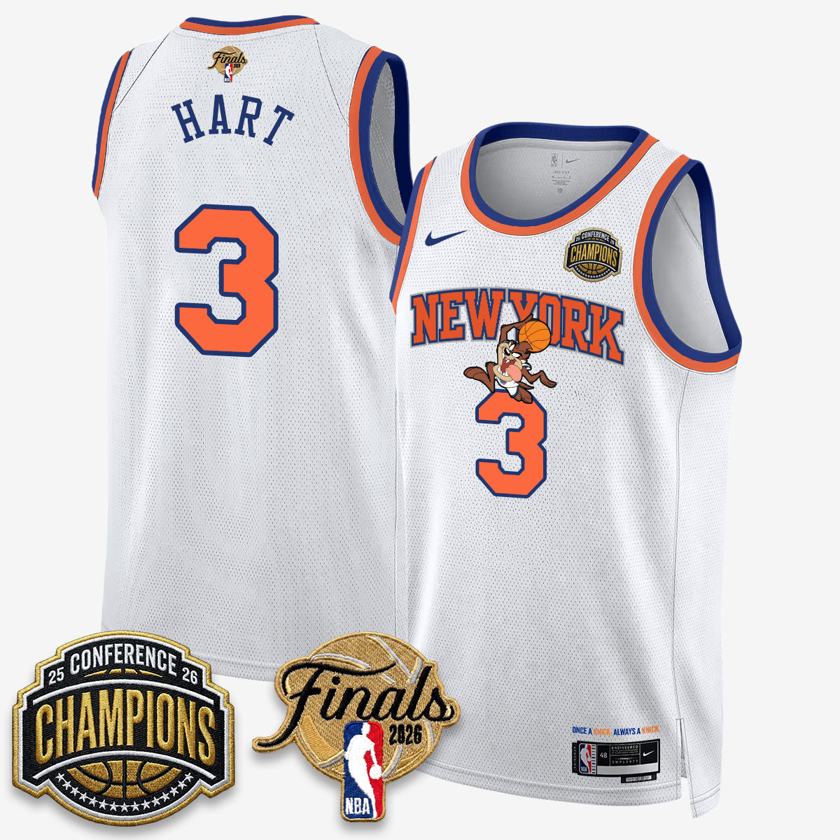 NYK 2026 NBA Eastern Conference Champions x Bunny Vapor Jersey V2- Stitched