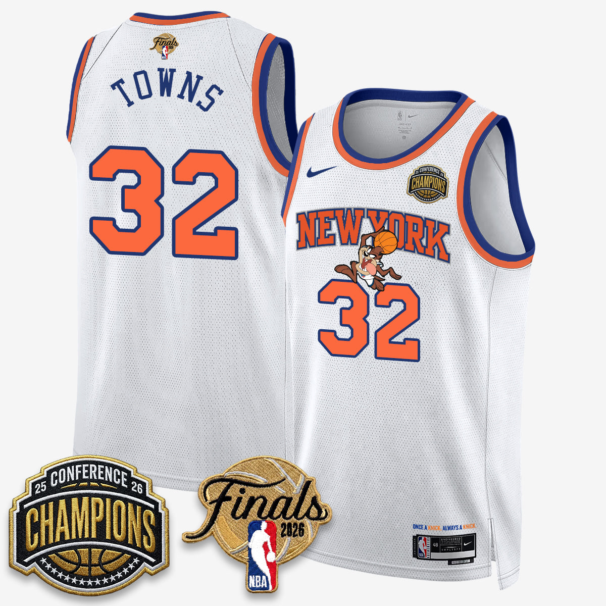 NYK 2026 NBA Eastern Conference Champions x Bunny Vapor Jersey V2- Stitched