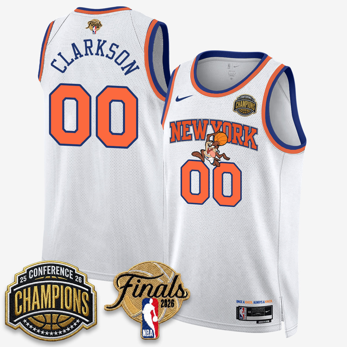 NYK 2026 NBA Eastern Conference Champions x Bunny Vapor Jersey V2- Stitched