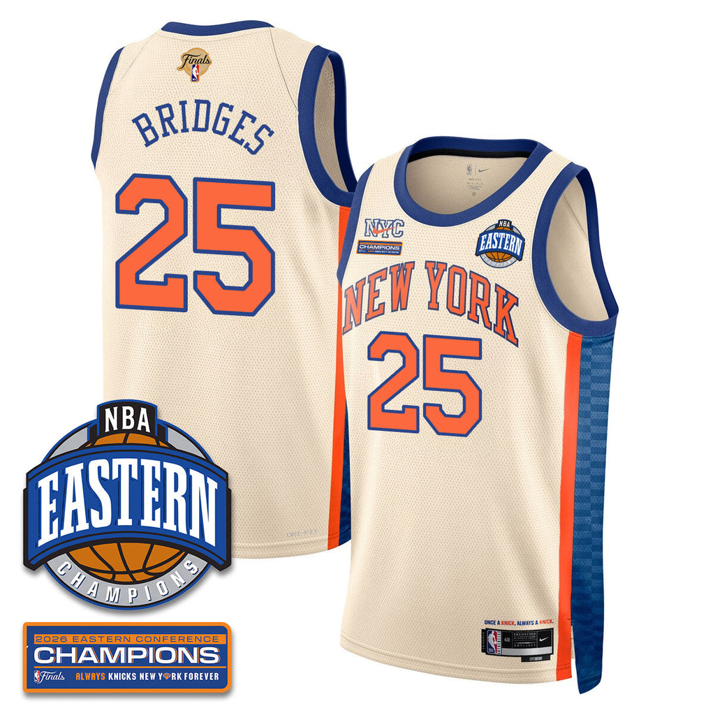 NYK 2026 NBA Eastern Conference Champions City Jersey - Stitched
