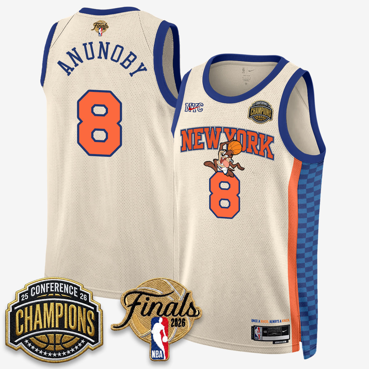 NYK 2026 NBA Eastern Conference Champions x Bunny Vapor Jersey V2- Stitched