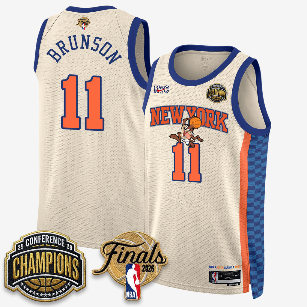 NYK 2026 NBA Eastern Conference Champions x Taz Vapor Jersey - Stitched