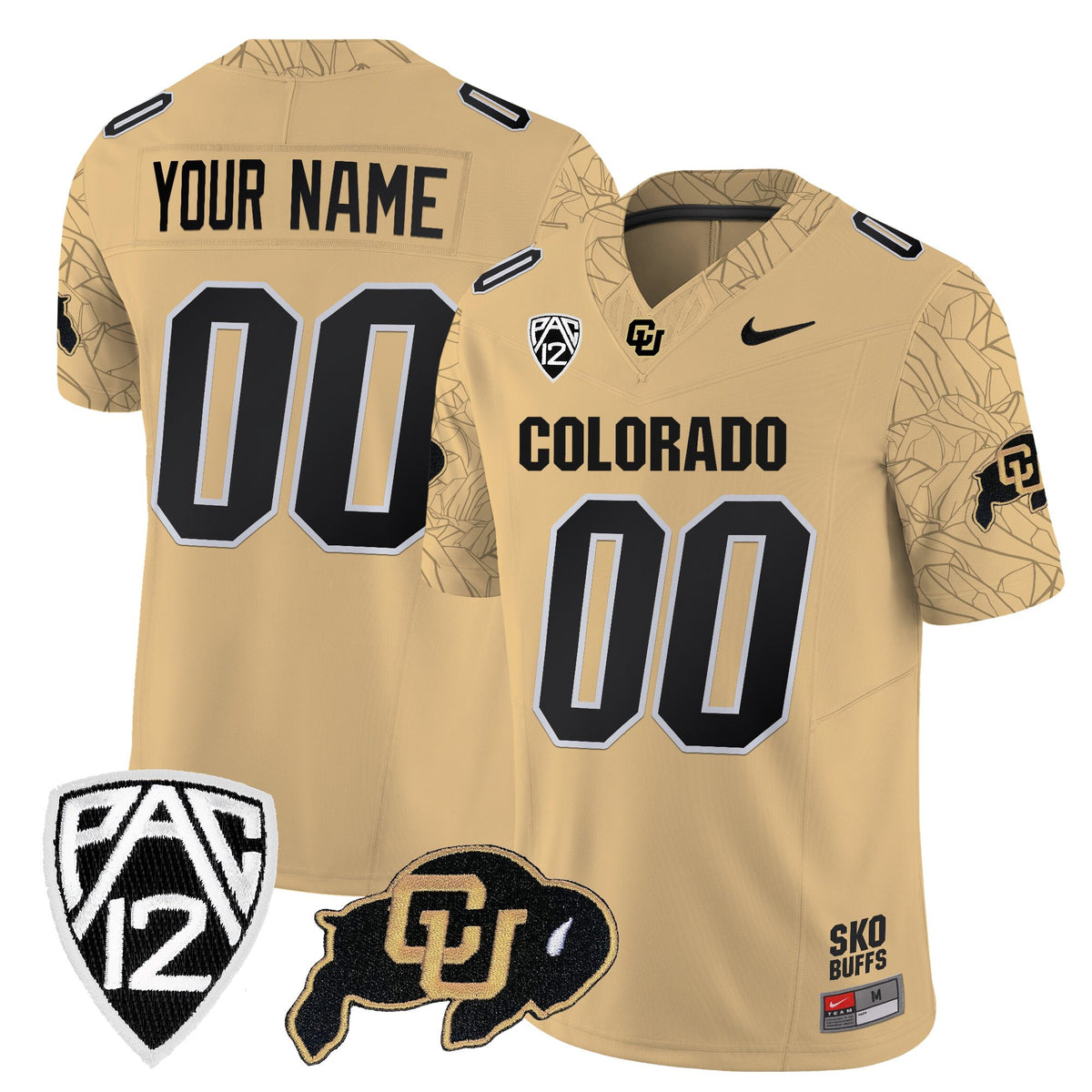 Colorado Buffaloes Rocky Style Vapor Limited Custom Jersey - All Stitched