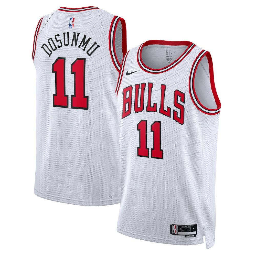 Chicago Bulls Association Edition Swingman Jersey White Ayo Dosunmu Unisex | Stitched Jersey RTJS 11787